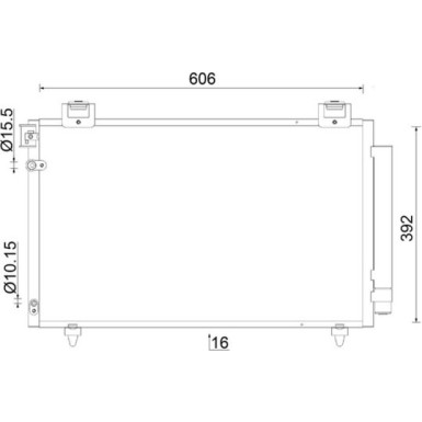 Mahle | Kondensator, Klimaanlage | AC 831 000S Mahle | Kondensator, Klimaanlage | AC 831 000S