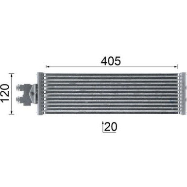 Mahle | Ölkühler, Automatikgetriebe | CLC 295 000P