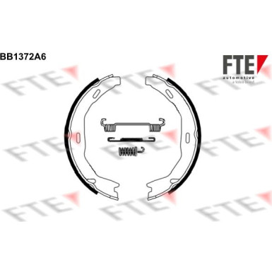 FTE | Bremsbackensatz, Feststellbremse | 9100117