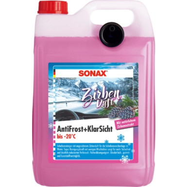 SONAX | Frostschutz, Scheibenreinigungsanlage | AntiFrost+KlarSicht bis -20°C Zirbe | 01315000