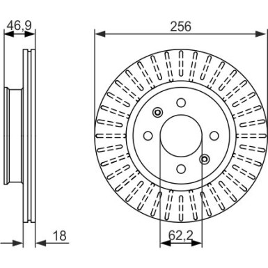 BOSCH | Bremsscheibe | 0 986 479 577