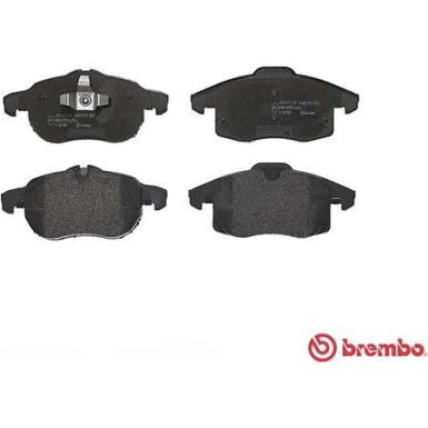 Brembo | Bremsbelagsatz, Scheibenbremse | P 10 011