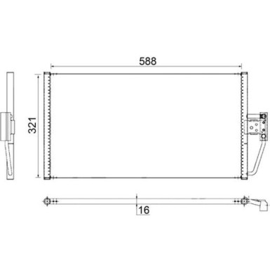 Mahle | Kondensator, Klimaanlage | AC 266 000S