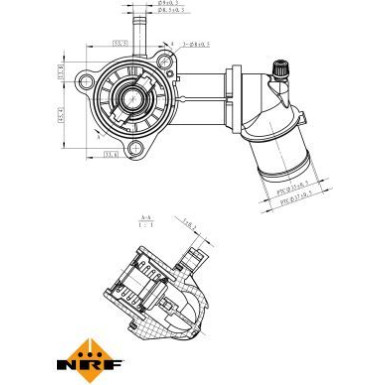 NRF | Thermostat, Kühlmittel | 725164