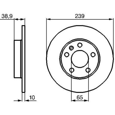 BOSCH | Bremsscheibe | 0 986 478 894