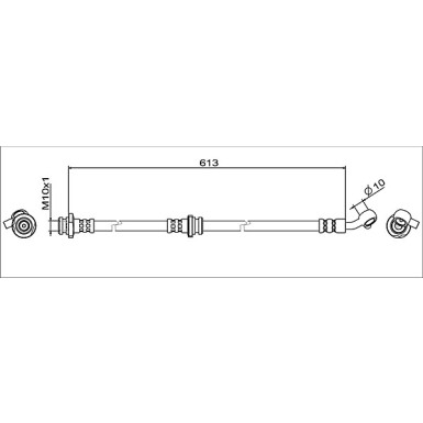 Metzger | Bremsschlauch | 4111946