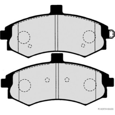 Herth+Buss Jakoparts | Bremsbelagsatz, Scheibenbremse | J3600547