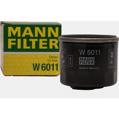 MANN-FILTER W 6011 Ölfilter M 20 X 1.5, mit einem Rücklaufsperrventil, Anschraubfilter