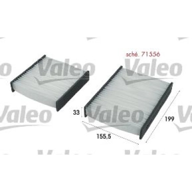 Valeo | Filter, Innenraumluft | 715556