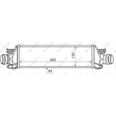 NRF | Ladeluftkühler | 30345