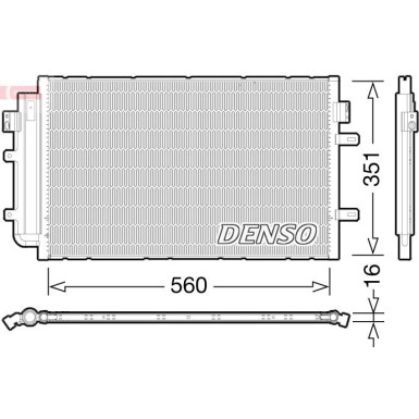 Denso | Kondensator, Klimaanlage | DCN12005