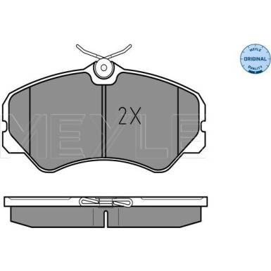 Meyle | Bremsbelagsatz, Scheibenbremse | 025 212 0519/W