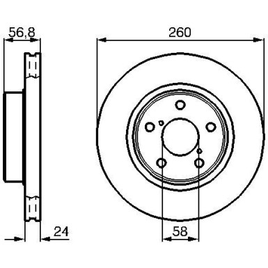 BOSCH | Bremsscheibe | 0 986 478 293