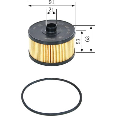 BOSCH F 026 407 231 Ölfilter