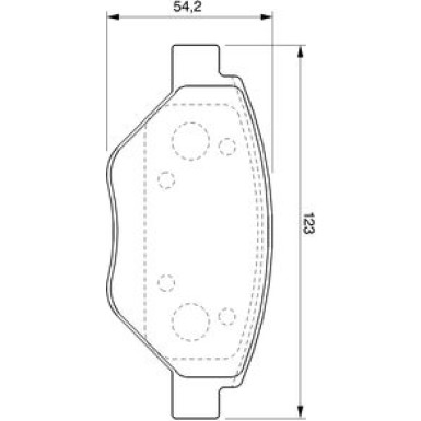 BOSCH | Bremsbelagsatz, Scheibenbremse | 0 986 424 774