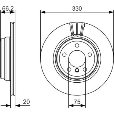 BOSCH | Bremsscheibe | 0 986 479 622