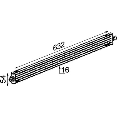 Mahle | Ölkühler, Automatikgetriebe | CLC 17 000P