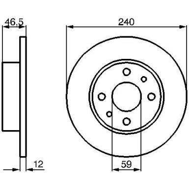 BOSCH | Bremsscheibe | 0 986 478 353