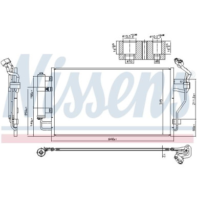 Nissens | Kondensator, Klimaanlage | 940583