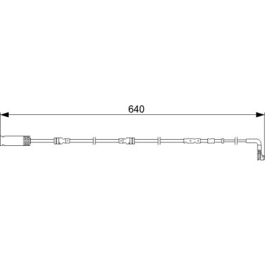 BOSCH 1 987 473 045 Warnkontakt, Bremsbelagverschleiß