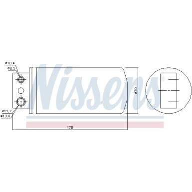 Nissens | Trockner, Klimaanlage | 95235