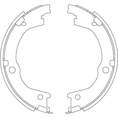 TRW | Bremsbackensatz, Feststellbremse | GS8829