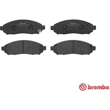 Brembo | Bremsbelagsatz, Scheibenbremse | P 56 059