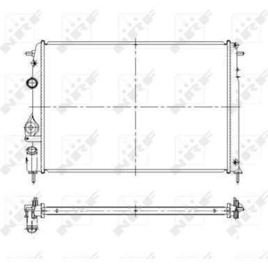 NRF | Kühler, Motorkühlung | 58175