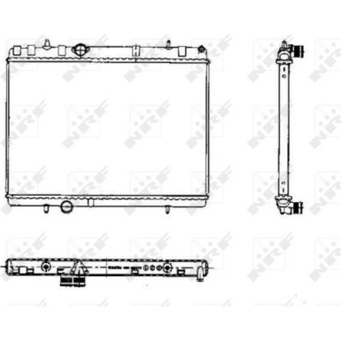 NRF | Kühler, Motorkühlung | 50435