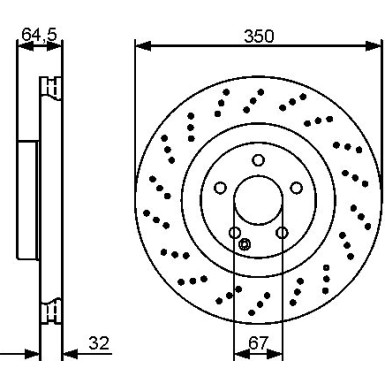 BOSCH | Bremsscheibe | 0 986 479 412