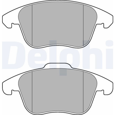Delphi | Bremsbelagsatz, Scheibenbremse | LP3175