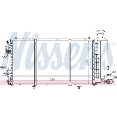 Nissens | Kühler, Motorkühlung | 61357