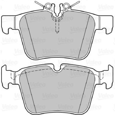 Valeo | Bremsbelagsatz, Scheibenbremse | 601489