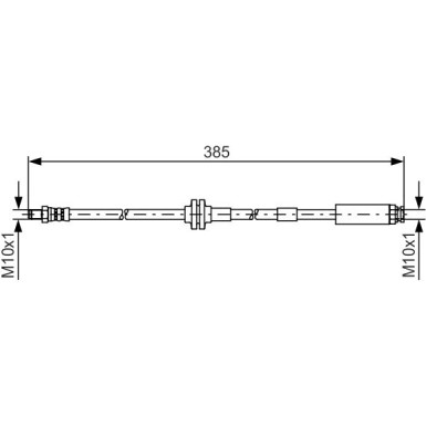 BOSCH | Bremsschlauch | 1 987 481 418