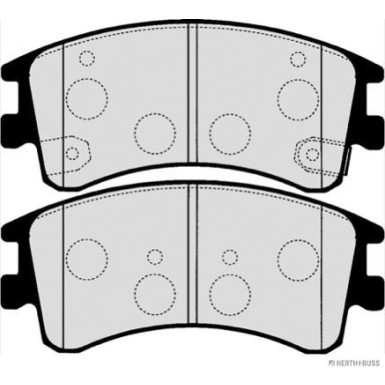 Herth+Buss Jakoparts | Bremsbelagsatz, Scheibenbremse | J3603056