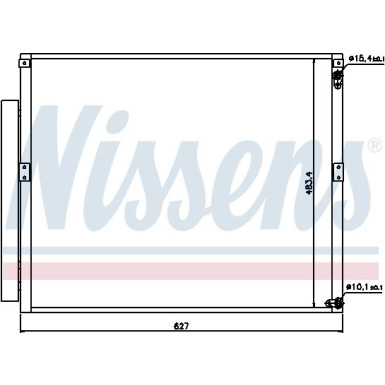 Nissens | Kondensator, Klimaanlage | 94919