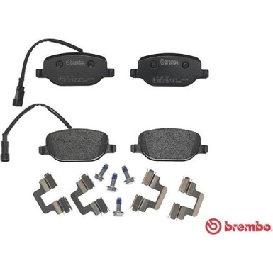 Brembo | Bremsbelagsatz, Scheibenbremse | P 23 152