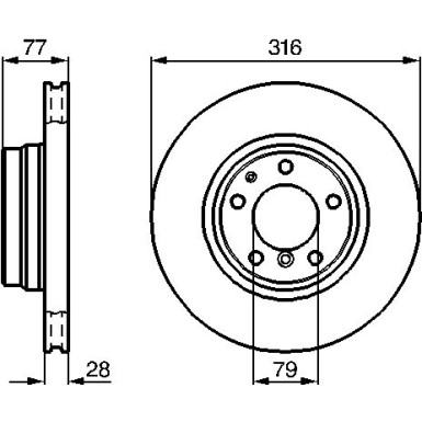 BOSCH | Bremsscheibe | 0 986 478 622