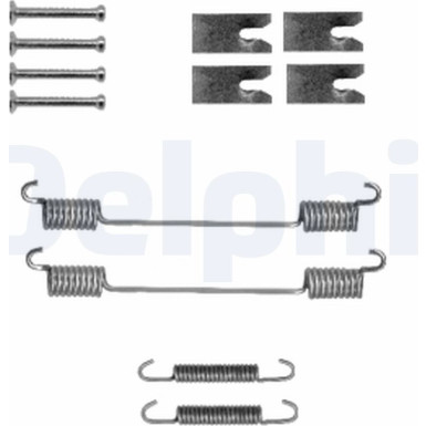 Delphi | Zubehörsatz, Bremsbacken | LY1327