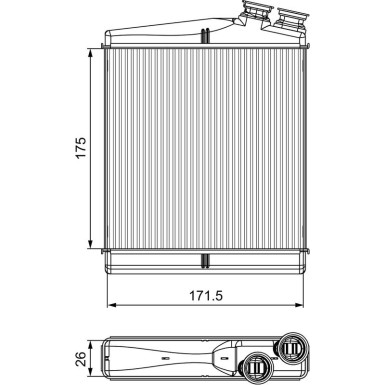 Valeo | Wärmetauscher, Innenraumheizung | 811512