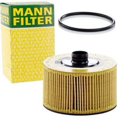 MANN-FILTER HU 10 002 z Ölfilter mit Dichtung, Filtereinsatz