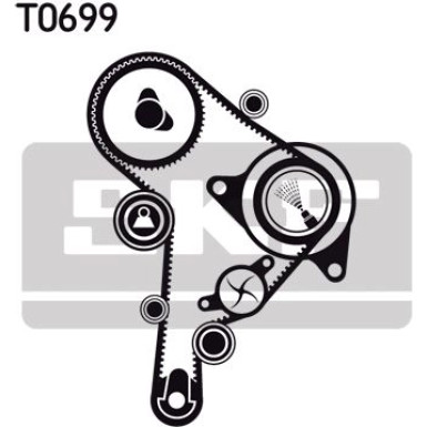 SKF | Zahnriemensatz | VKMA 01263
