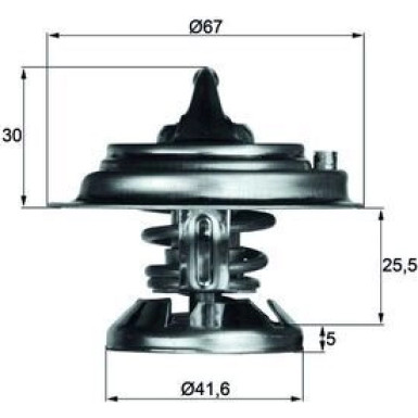 Mahle | Thermostat, Kühlmittel | TX 29 80D