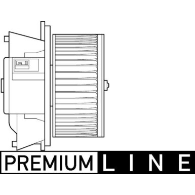 Mahle | Innenraumgebläse | AB 107 000P