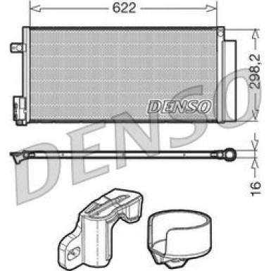 Denso | Kondensator, Klimaanlage | DCN13110