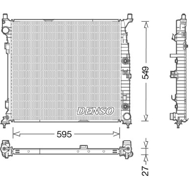 Denso | Kühler, Motorkühlung | DRM17055