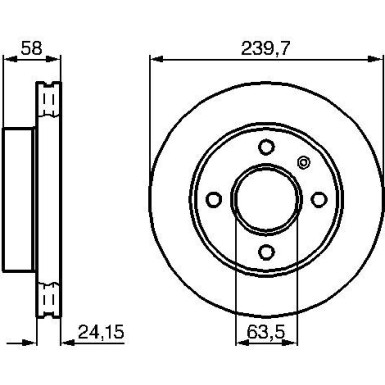 BOSCH | Bremsscheibe | 0 986 478 148