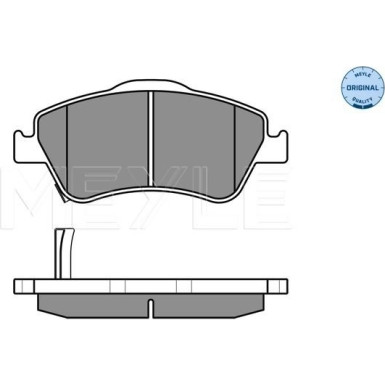 Meyle | Bremsbelagsatz, Scheibenbremse | 025 241 2219/W