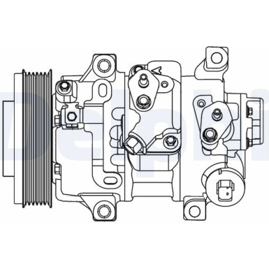 Delphi | Kompressor, Klimaanlage | CS20478