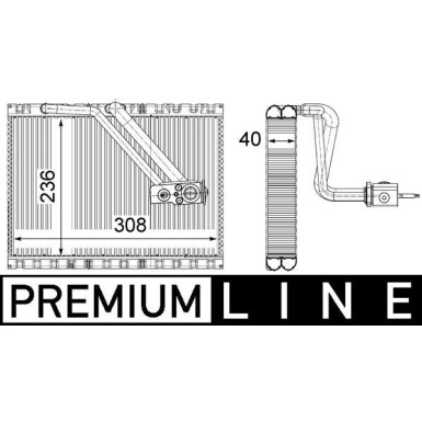 Mahle | Verdampfer, Klimaanlage | AE 128 000P